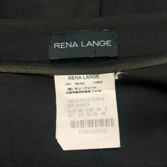 Rena Lange Straight Leg Pants Trousers - Picture 4 of 8
